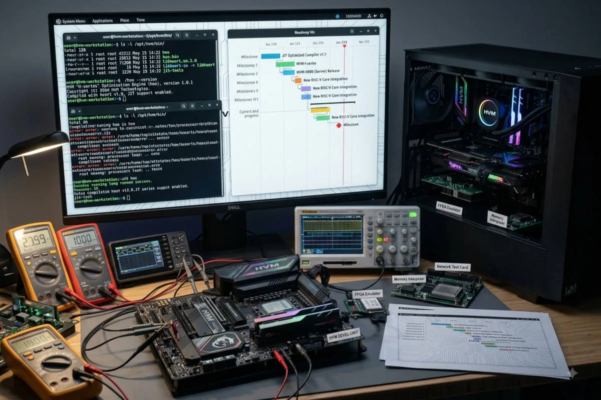 HOO active development, testing, and future hardware roadmap